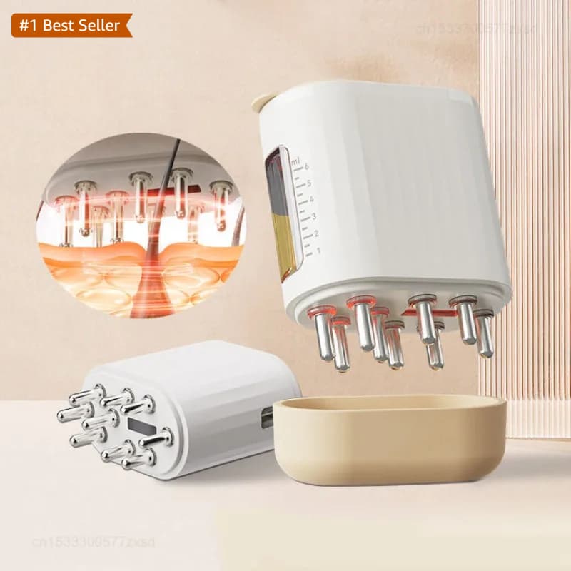 Electric Hair Oil Applicator and Scalp Massager